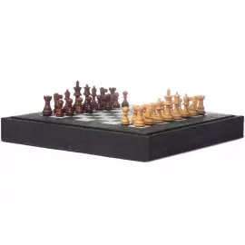 Exclusive chess made of leather "Alligator" hacks